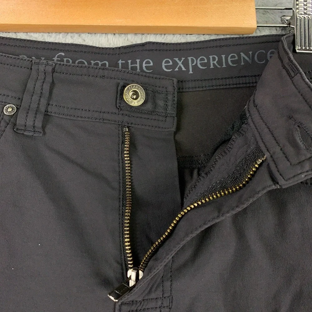 prAna Brion Shorts Mens 32 Charcoal Slim Fit Stretch Zion Quick Dry Gorp Outdoor